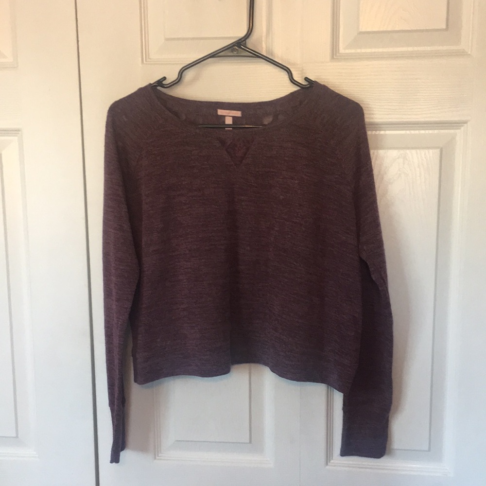 Victoria Secret Pink Long Sleeve Cropped Shirt!